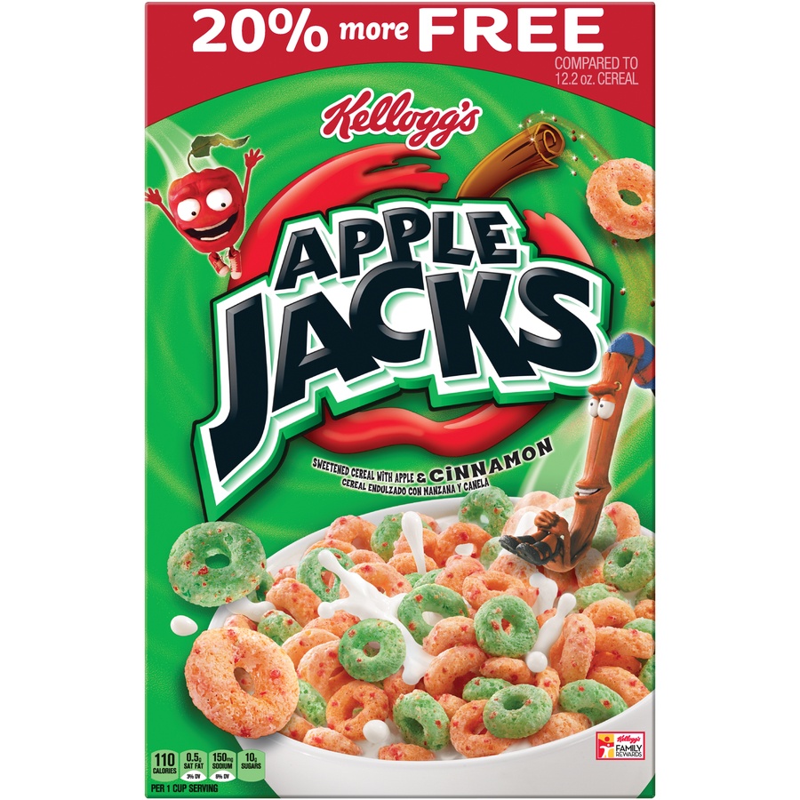 slide 1 of 8, Apple Jacks Bonus Pack Cereal, 18 oz