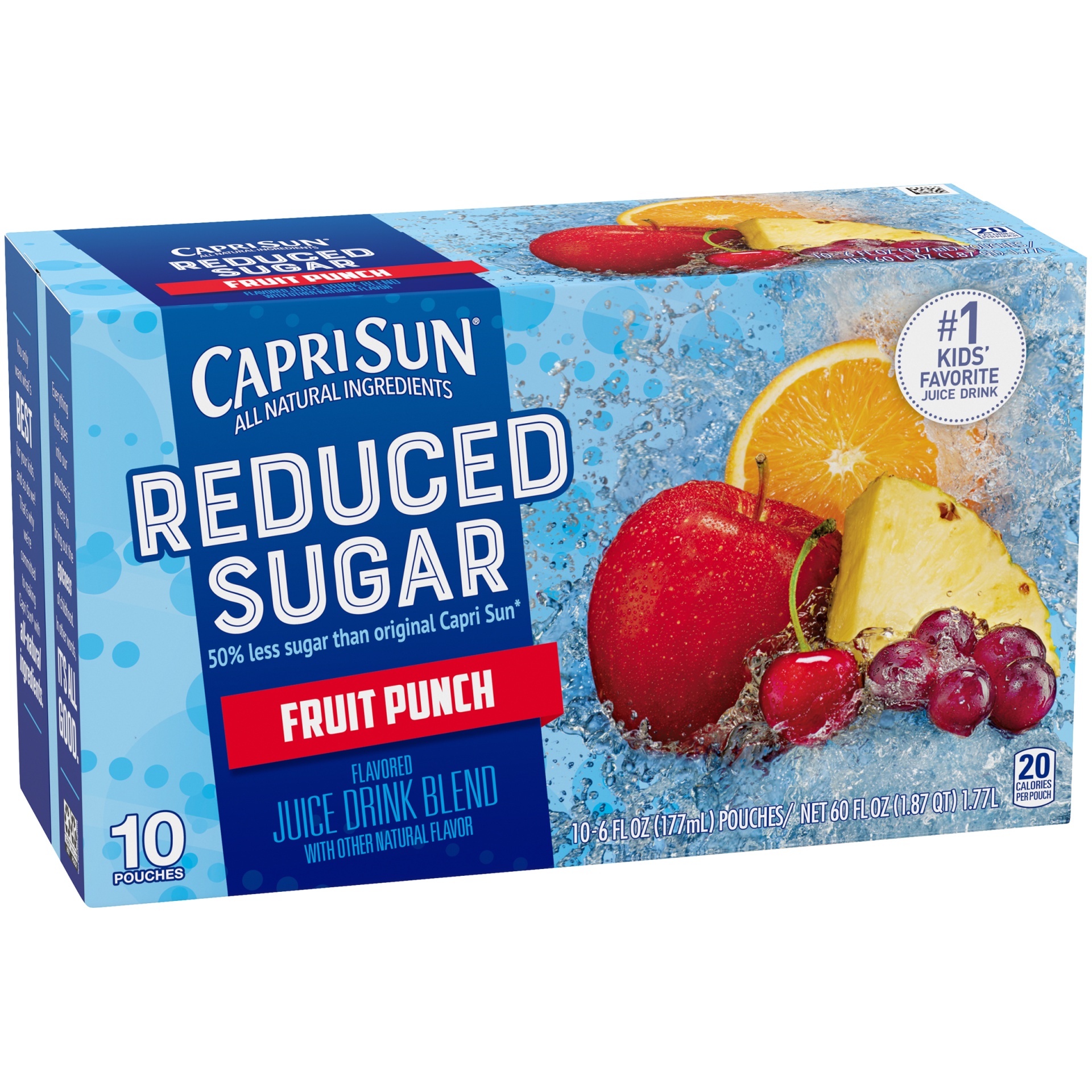 Capri Sun Fruit Punch Naturally Flavored Juice Drink Blend 10 Ct 6 Fl Oz Shipt 7936