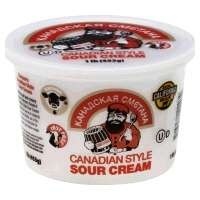 slide 1 of 1, Karoun Canadian Style Sour Cream, 16 oz