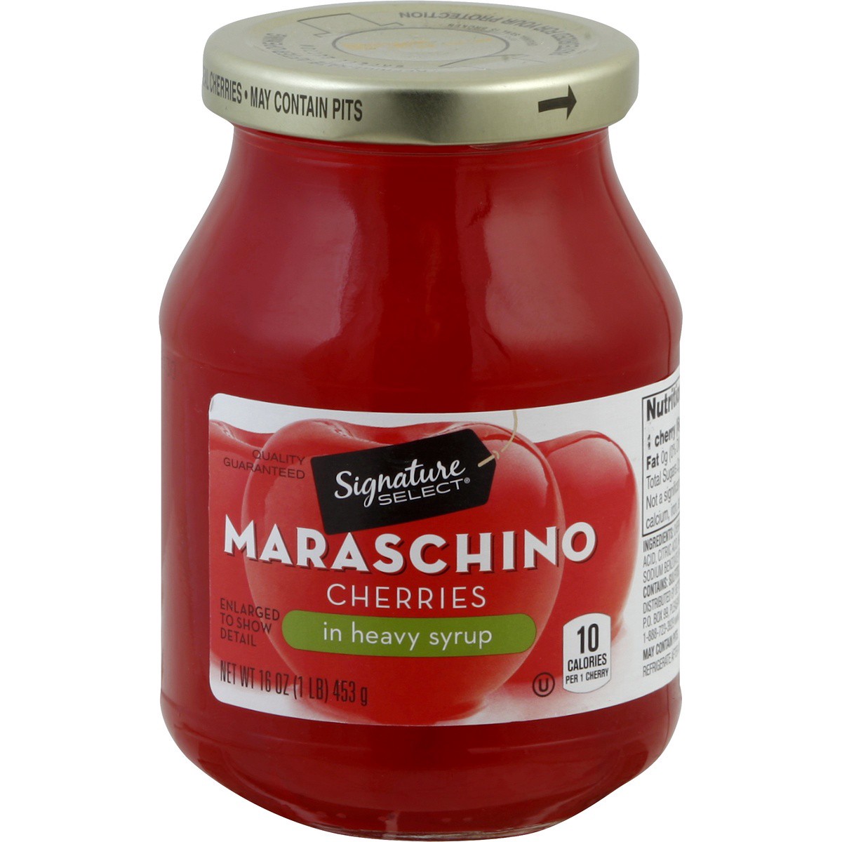 slide 1 of 2, Signature Select Maraschino Cherries 16 oz, 16 oz