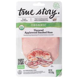 true story Organic Uncured Applewood Smoked Ham 6 oz