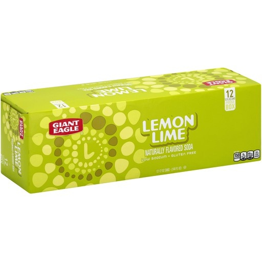 slide 1 of 1, Giant Eagle Lemon Lime Soda - 144 oz, 144 oz