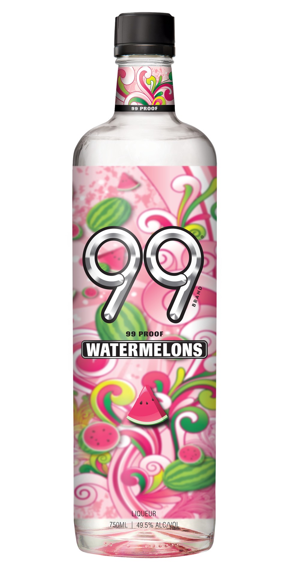 slide 1 of 2, 99 Brand 99 Watermelon Liqueur 750ml 99 Proof, 750 ml
