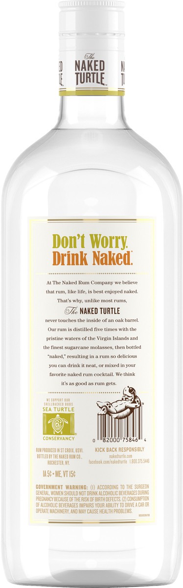 slide 2 of 3, Naked Turtle White Rum, 1.75 liter