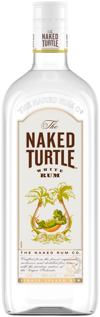 slide 1 of 3, Naked Turtle White Rum, 1.75 liter