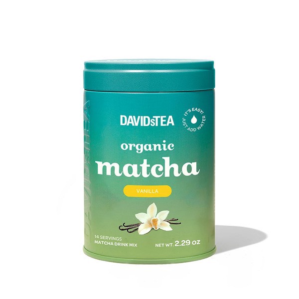 slide 1 of 1, DavidsTea Organic Vanilla Matcha Drink Mix 2.29 oz, 2.29 oz