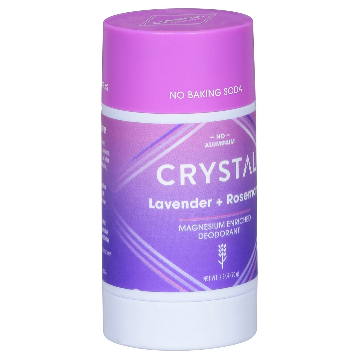 slide 9 of 9, Crystal Magnesium Enriched Deodorant Lavender + Rosemary, 2.5 Oz, 1 ct