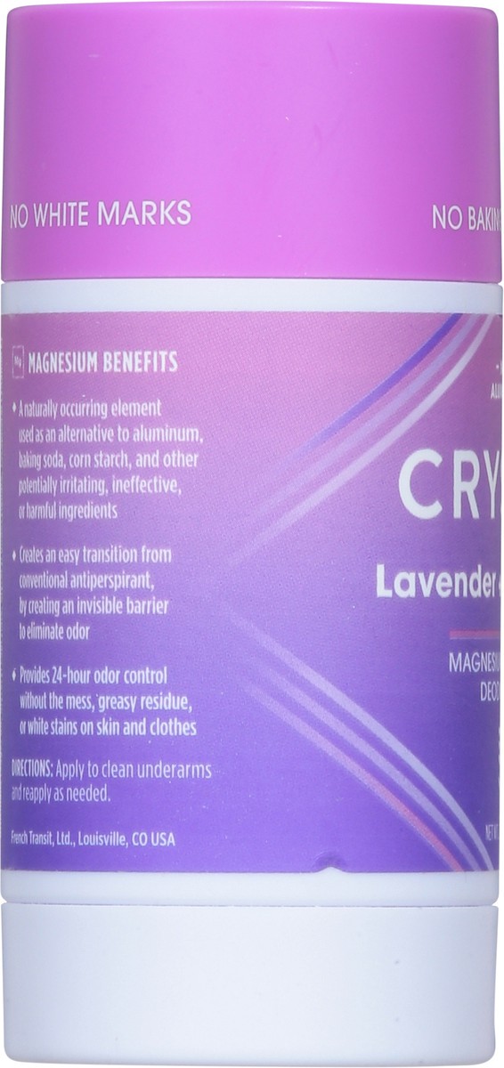 slide 5 of 9, Crystal Magnesium Enriched Deodorant Lavender + Rosemary, 2.5 Oz, 1 ct