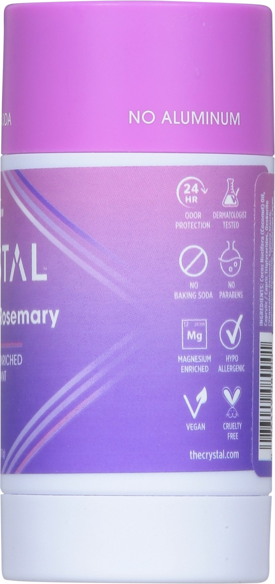 slide 3 of 9, Crystal Magnesium Enriched Deodorant Lavender + Rosemary, 2.5 Oz, 1 ct