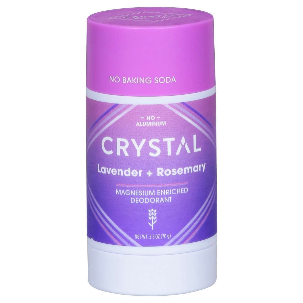 slide 1 of 9, Crystal Magnesium Enriched Deodorant Lavender + Rosemary, 2.5 Oz, 1 ct