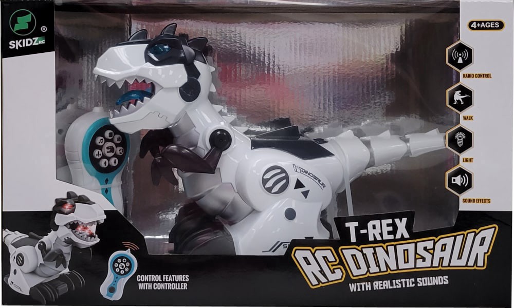 slide 1 of 1, Misco RC T-Rex Dinosaur With Realistic Sounds & Remote Control, 1 ct