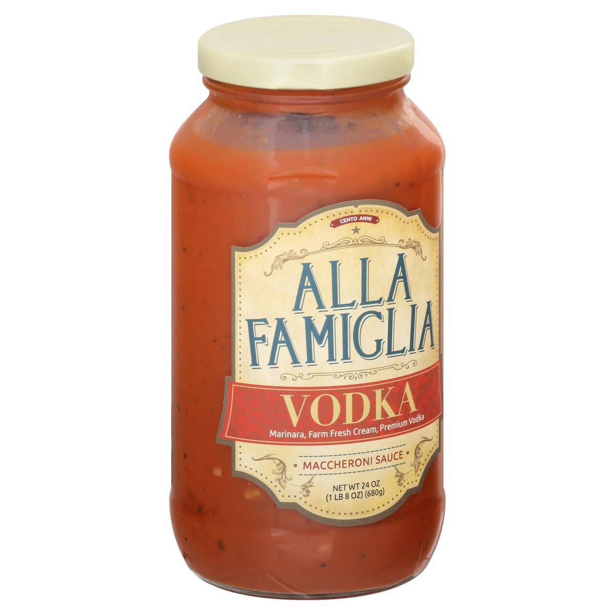 slide 2 of 9, Alla Famiglia Vodka Sauce - 24 oz, 24 oz