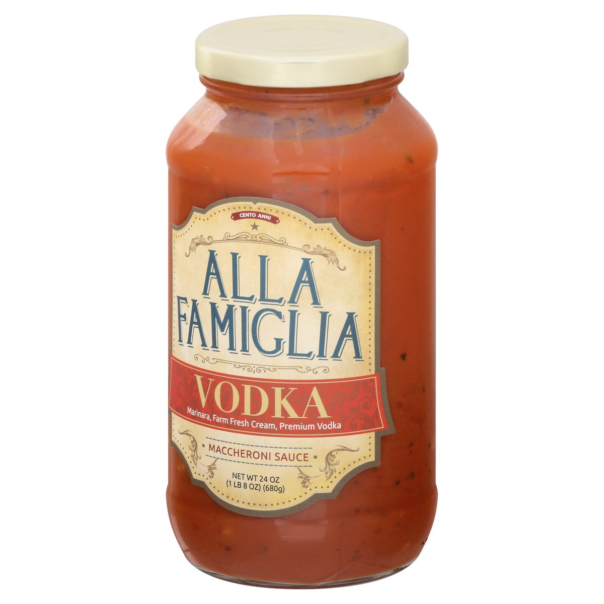slide 4 of 9, Alla Famiglia Vodka Sauce - 24 oz, 24 oz
