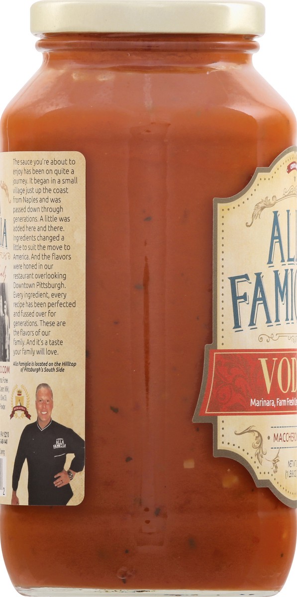 slide 5 of 9, Alla Famiglia Vodka Sauce - 24 oz, 24 oz