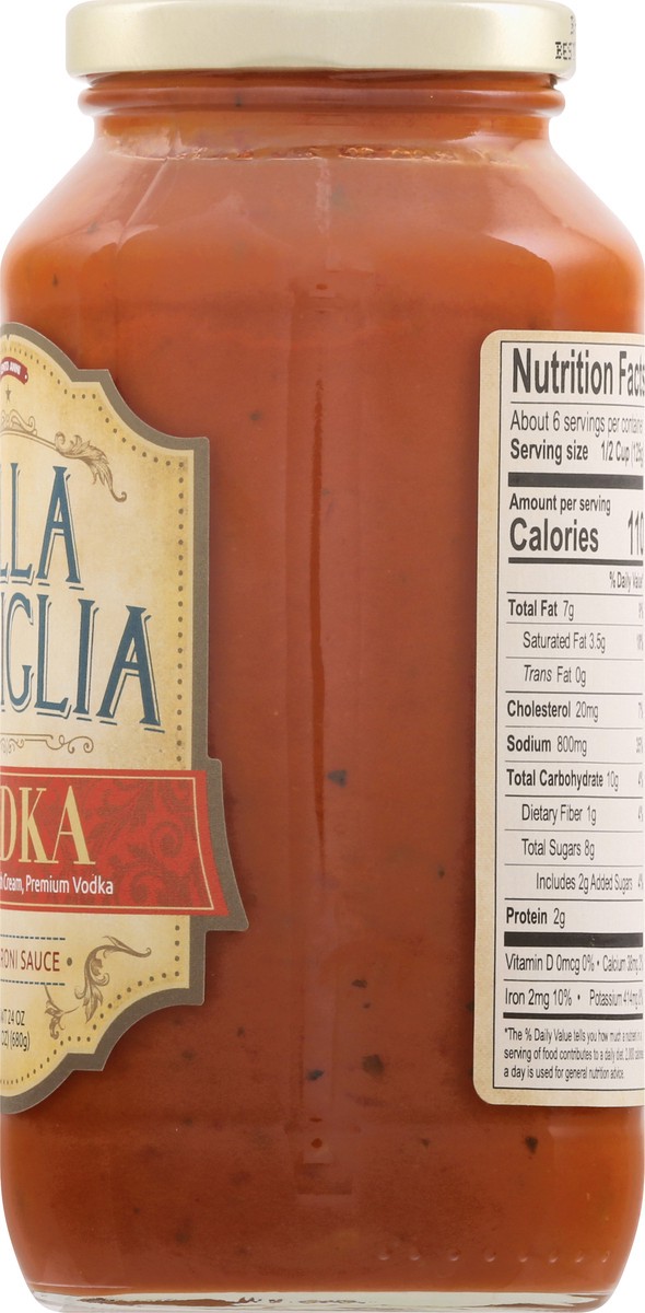 slide 6 of 9, Alla Famiglia Vodka Sauce - 24 oz, 24 oz