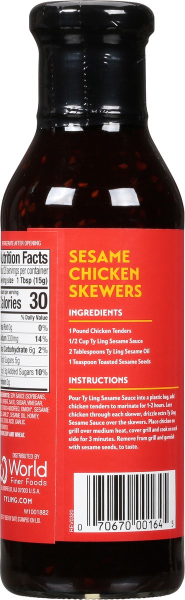 slide 4 of 11, Ty Ling Sesame Sauce, 15 oz