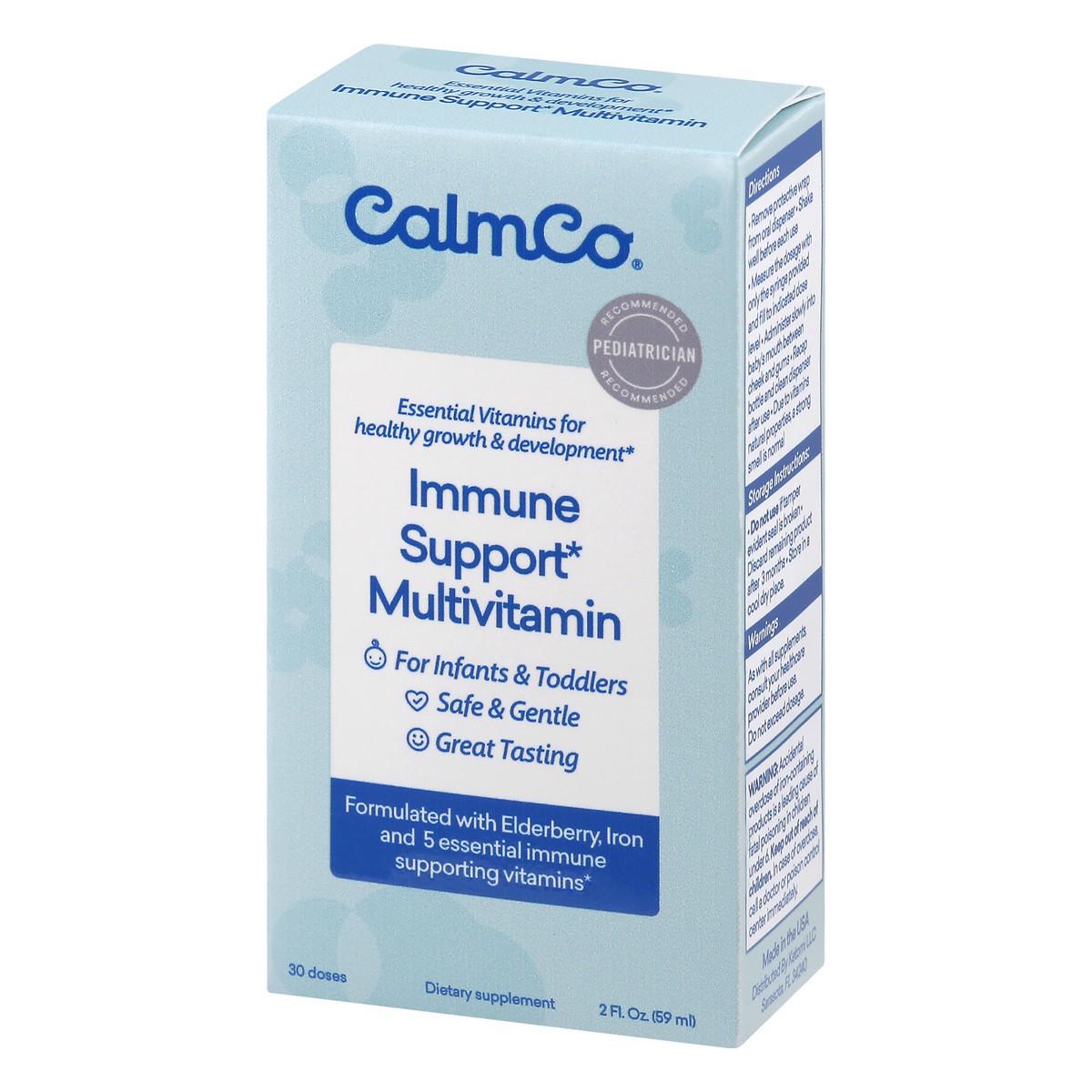 slide 6 of 9, CalmCo Immune Support for Infants & Toddlers Multivitamin 2 oz, 2 oz