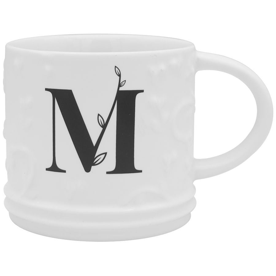 slide 1 of 1, Modern Expressions Monogram Mug M, 1 ct