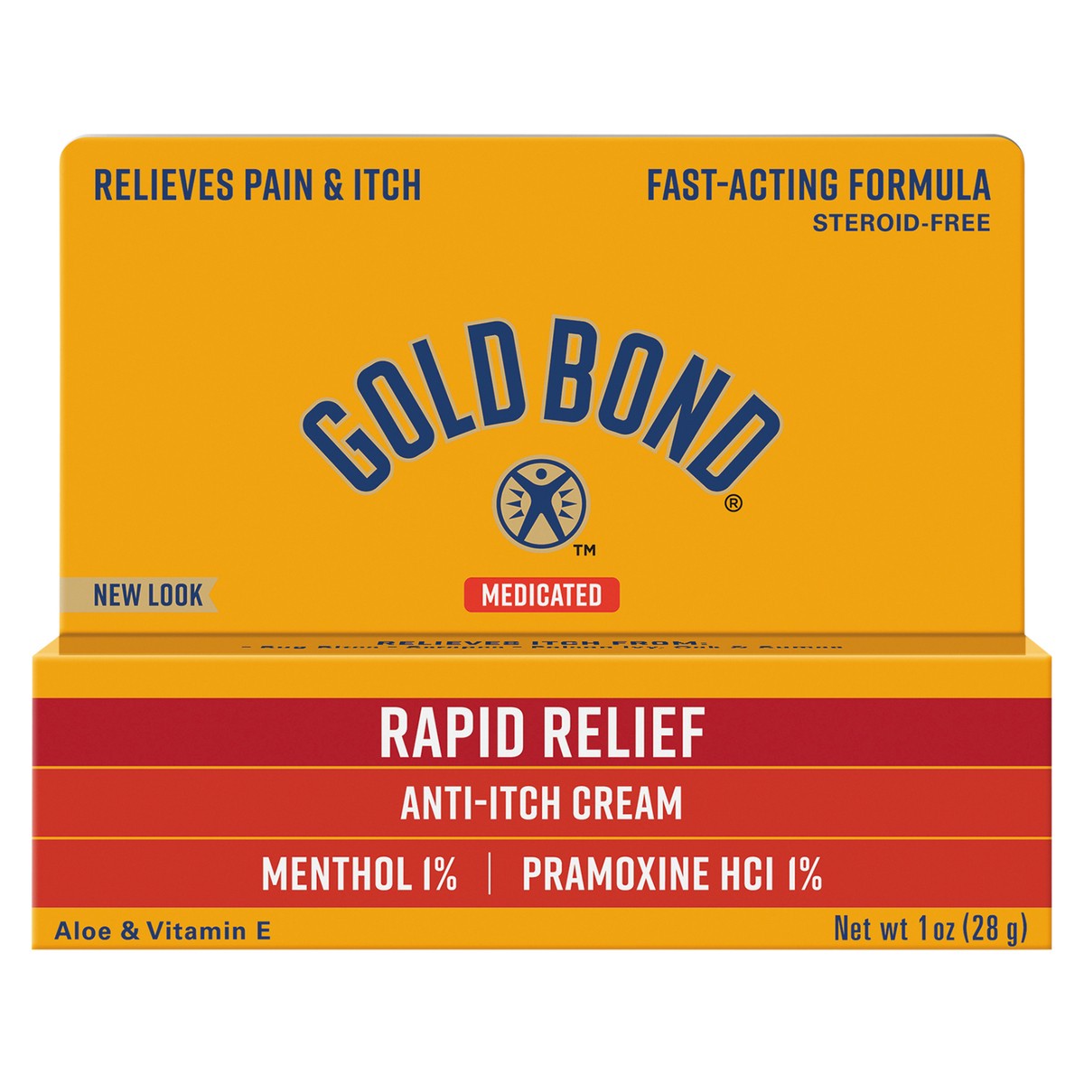 slide 3 of 8, Gold Bond Rapid Relief Anti-Itch Cream, 