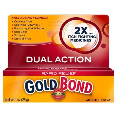 slide 1 of 8, Gold Bond Rapid Relief Anti-Itch Cream, 