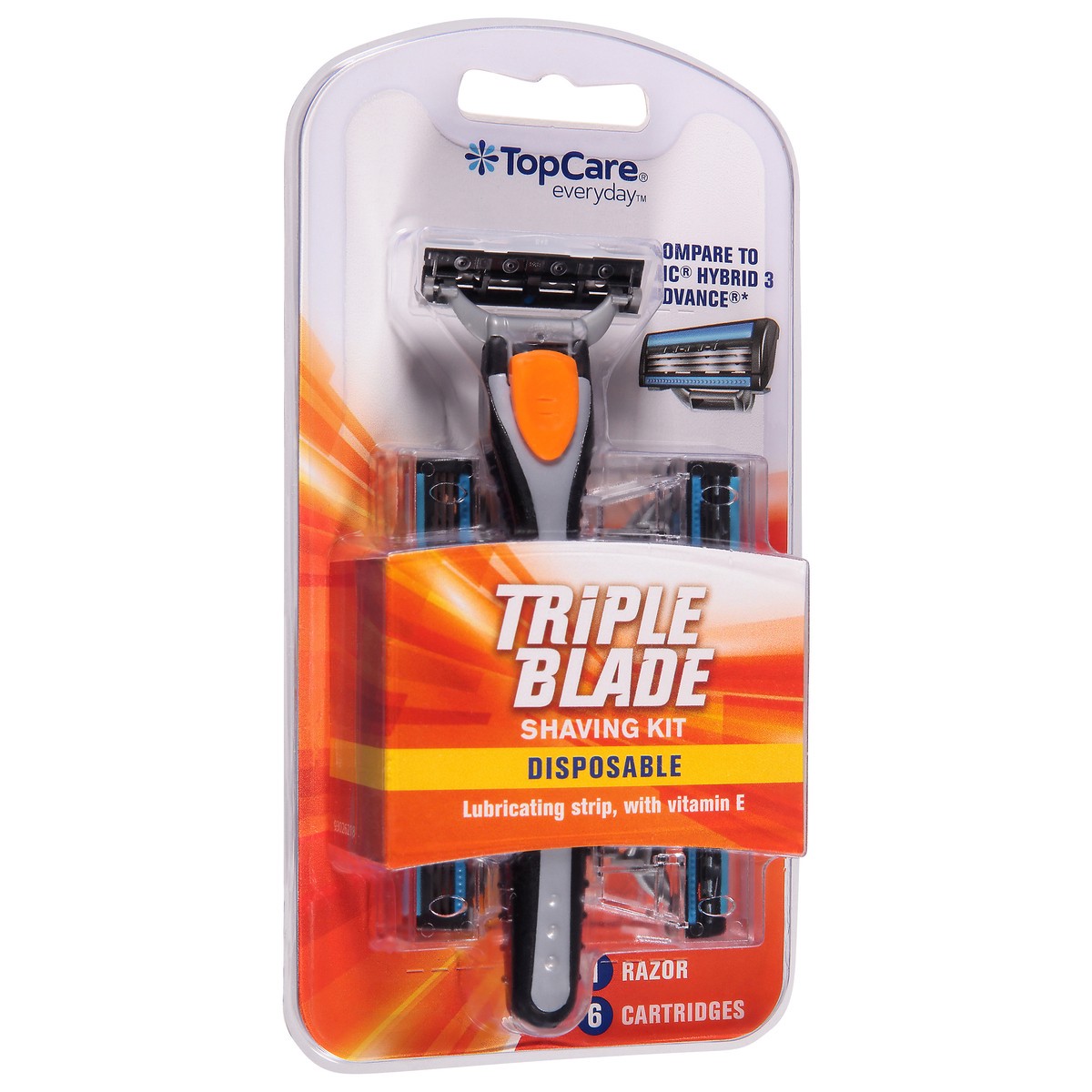 slide 9 of 9, Topcare Triple Blade Disp, 1 ct