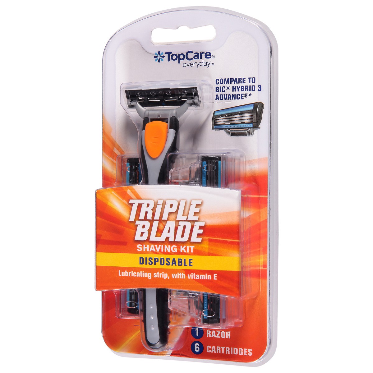 slide 7 of 9, Topcare Triple Blade Disp, 1 ct