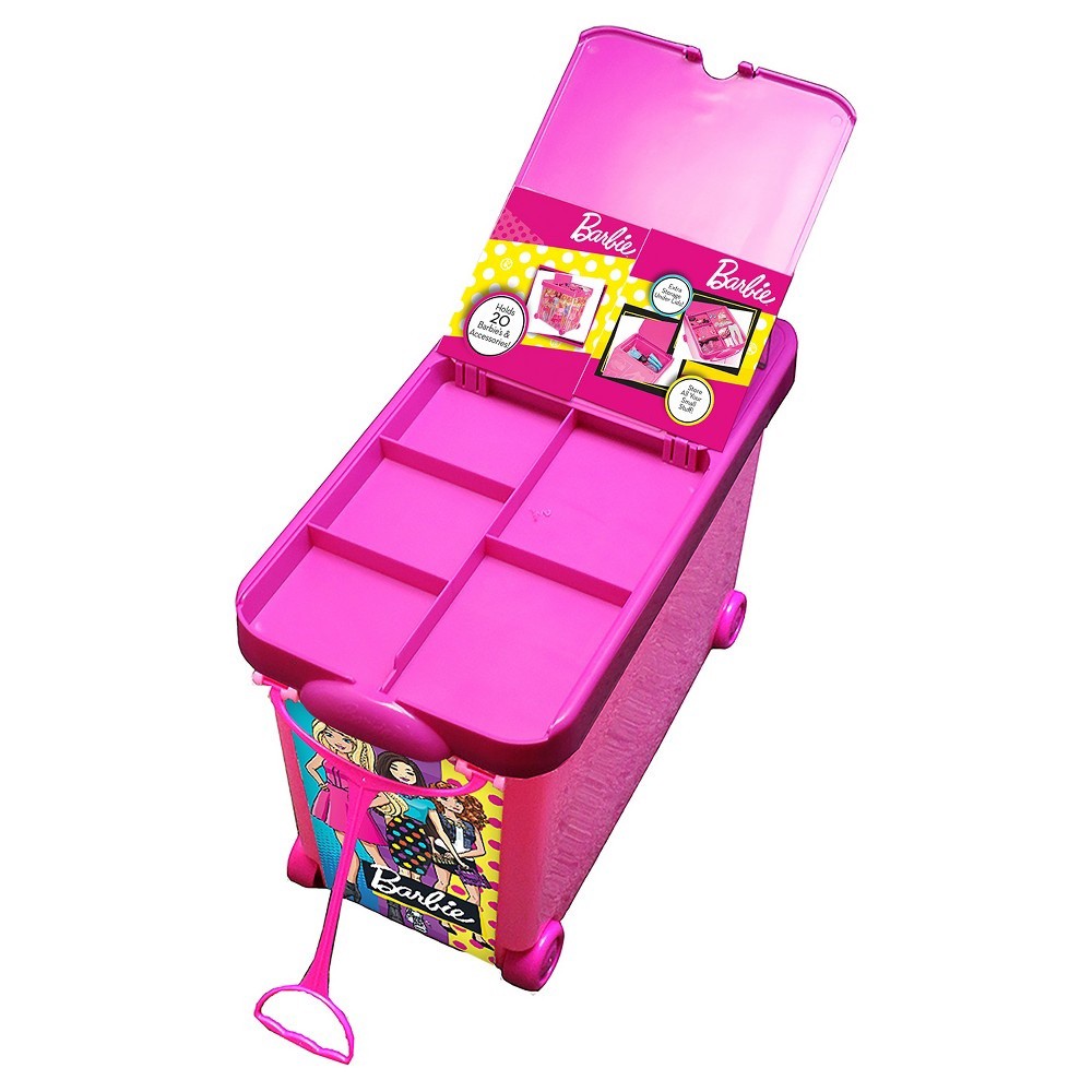 slide 5 of 7, Barbie Rolling Doll Storage Case 1 ea, 1 ct