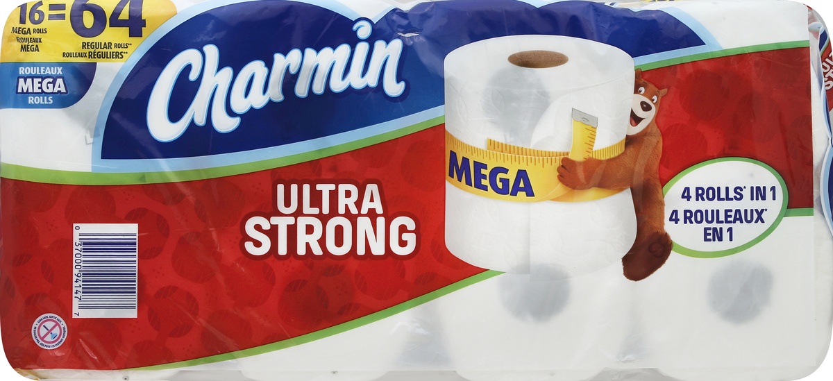 slide 2 of 5, Charmin Bathroom Tissue 16 ea, 16 ct