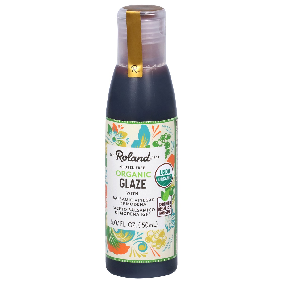 slide 3 of 9, Roland Organic Glaze with Balsamic Vinegar of Modena 5.07 fl oz, 