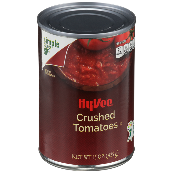 slide 1 of 1, Hy-vee Crushed Tomatoes, 15 oz