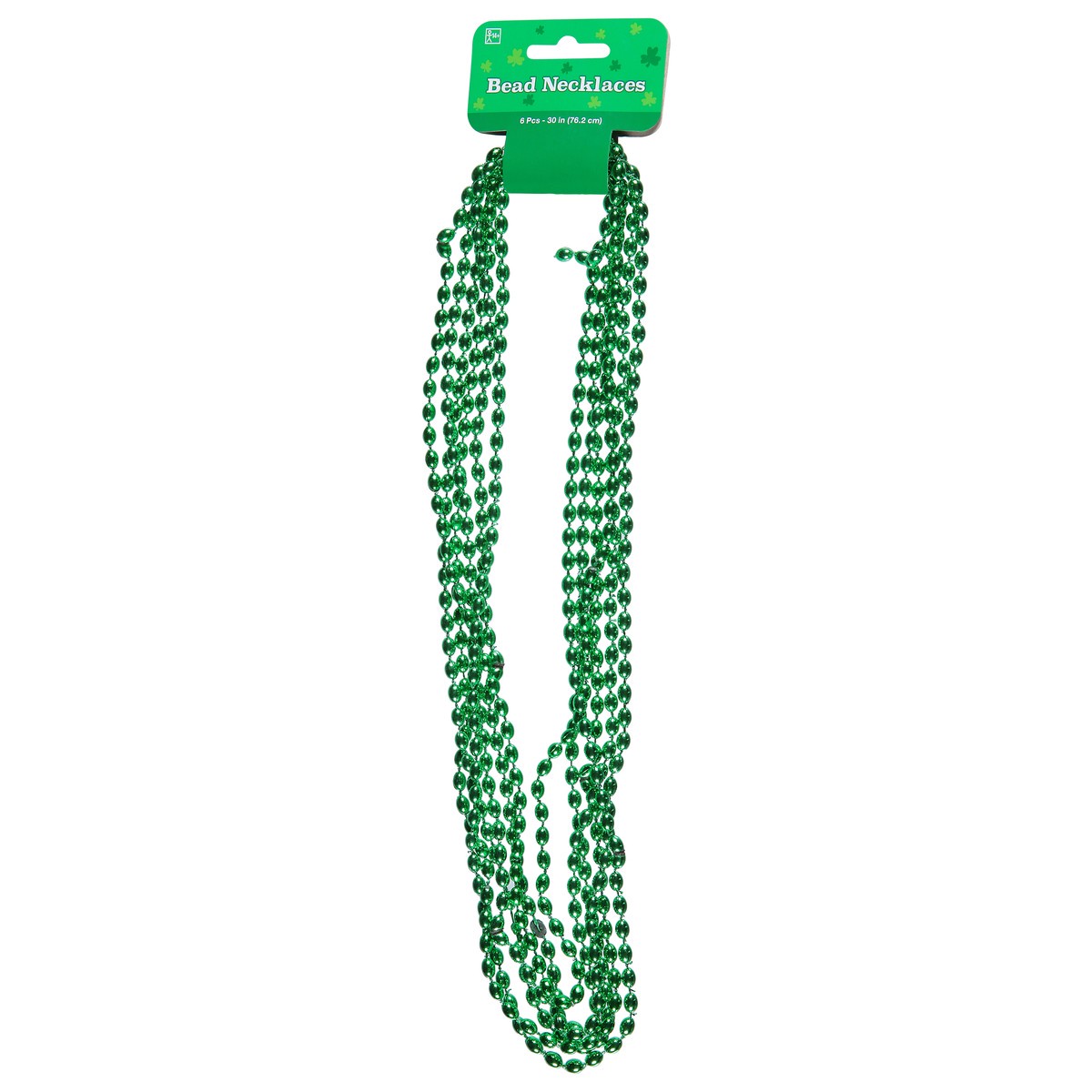 slide 3 of 9, Ampro Metallic Green Bead Necklaces 6 ea, 6 ct