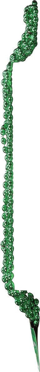 slide 8 of 9, Ampro Metallic Green Bead Necklaces 6 ea, 6 ct