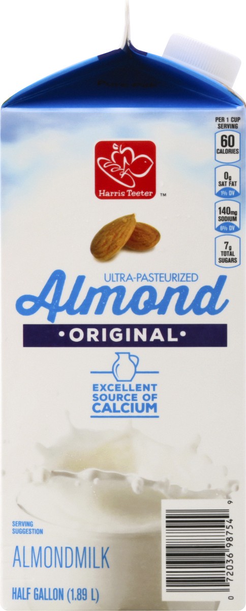 slide 7 of 13, Harris Teeter Almond Drink - 64 fl oz, 64 fl oz
