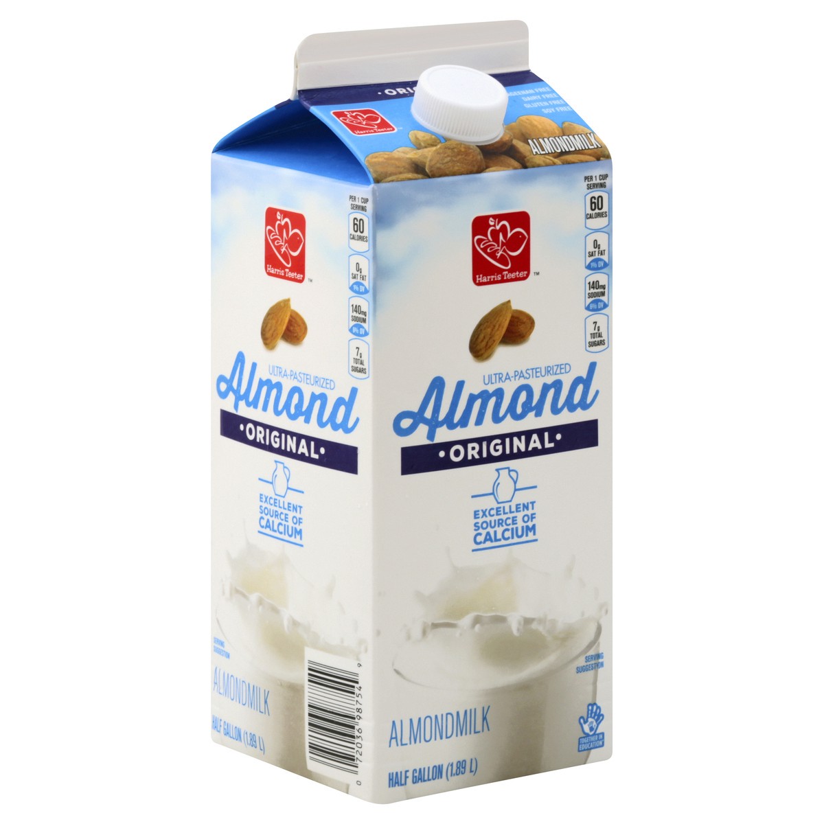 slide 3 of 13, Harris Teeter Almond Drink - 64 fl oz, 64 fl oz