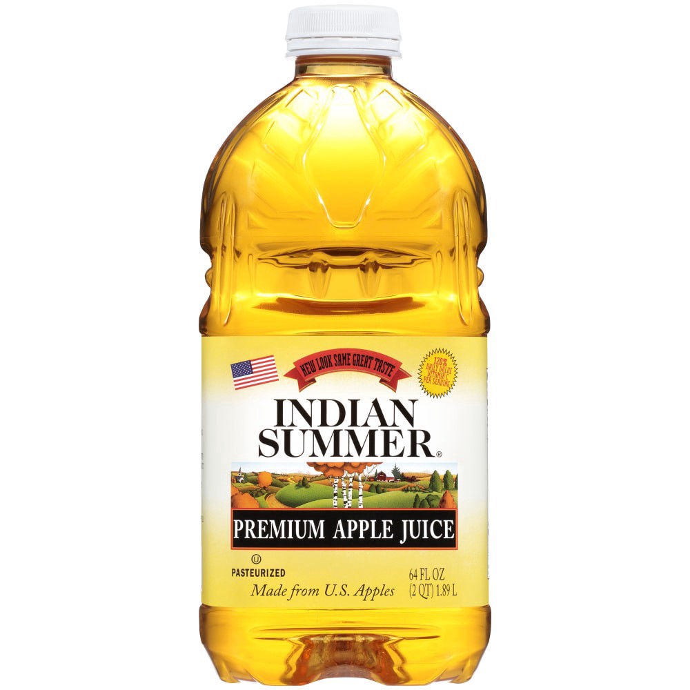 slide 2 of 3, Indian Summer Premium Apple Juice 64 fl oz, 64 fl oz