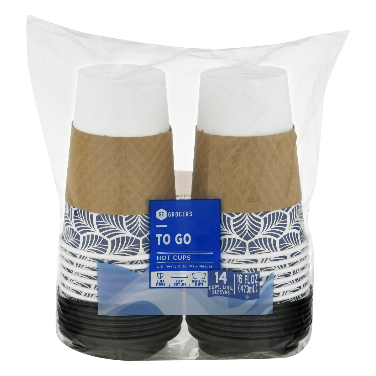 slide 9 of 11, SE Grocers Hot Cups, 14 ct
