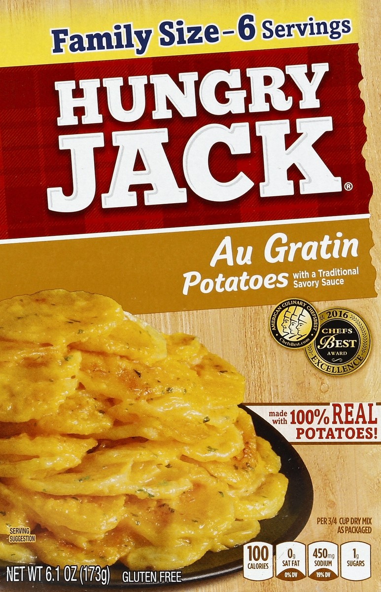 slide 5 of 6, Hungry Jack Potatoes Au Gratin, 6.1 oz