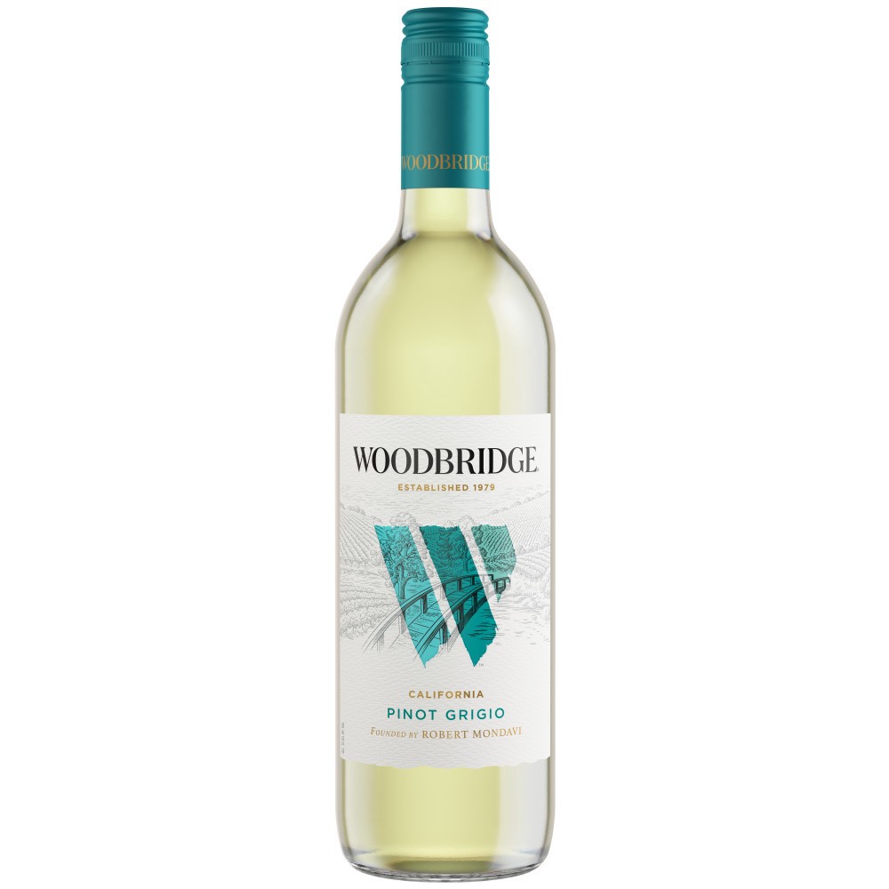 slide 1 of 7, Woodbridge by Robert Mondavi Pinot Grigio White Wine, 750 mL Bottle, 25.35 fl. oz