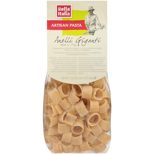 slide 1 of 1, Bella Italia Artisan Pasta Anelli Giganti, 17.6 oz