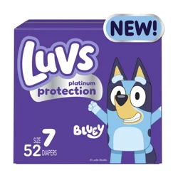 Luvs Platinum Protection Baby Diapers, Size 7
