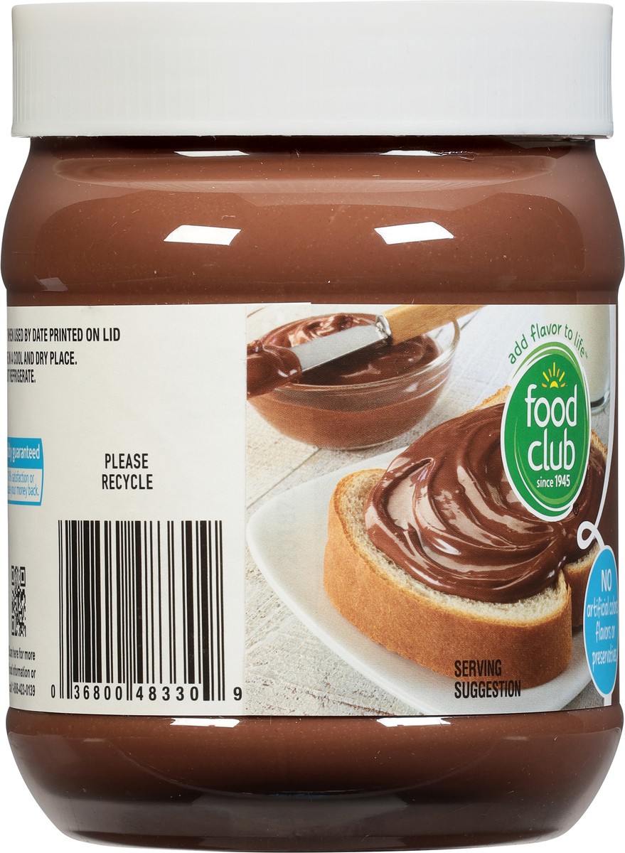 slide 2 of 9, Food Club Hazelnut Spread with Real Cocoa 26.5 oz, 26.5 oz