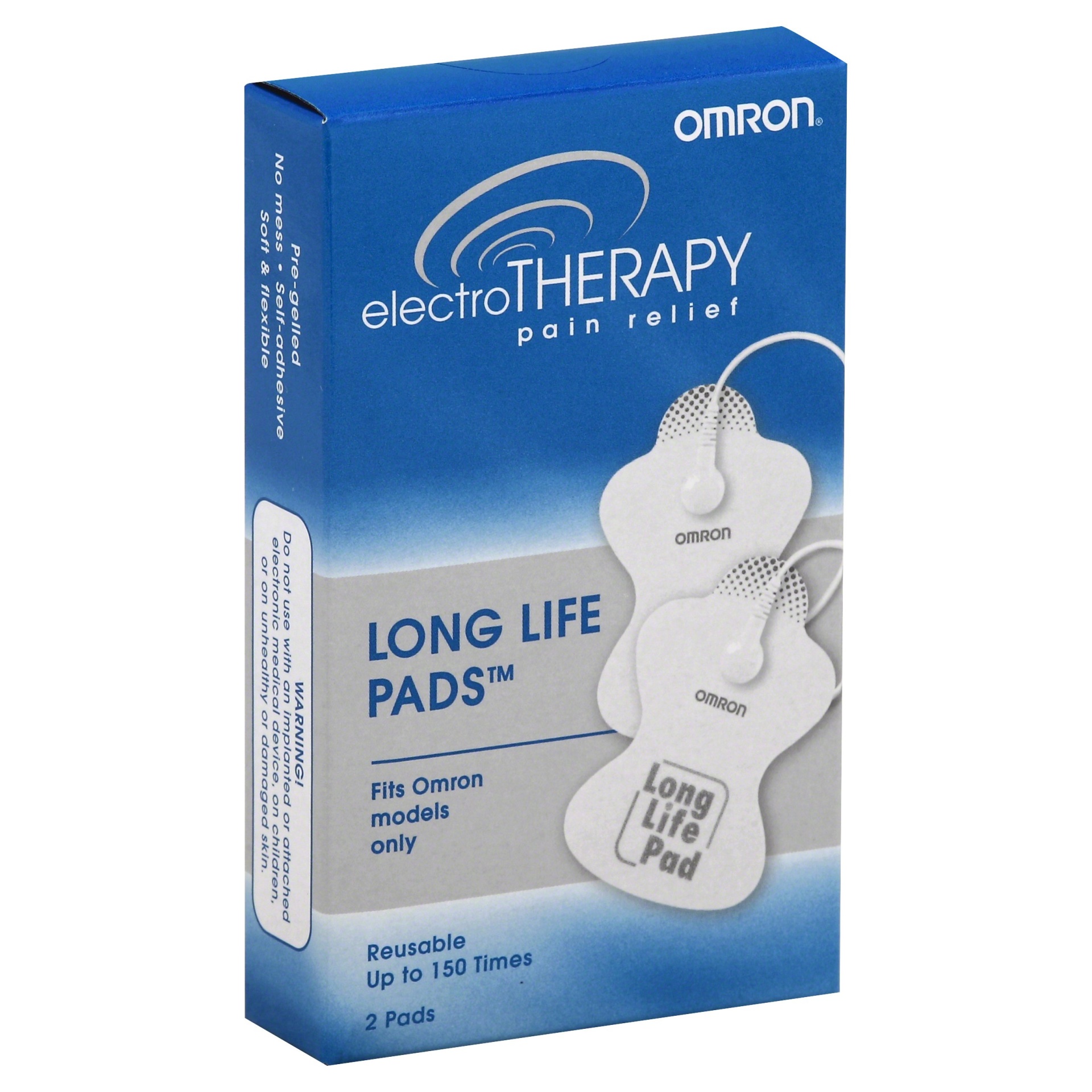 slide 1 of 5, Omron Electro Therapy Pain Relief Pads, 2 ct