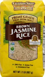Golden Star Thai Hom Mali Brown Jasmine Rice, 2 lb