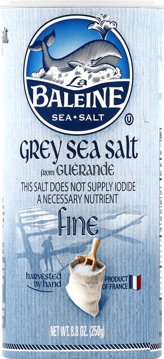 slide 6 of 9, La Baleine Fine Grey Sea Salt 8.8 oz, 8.8 oz