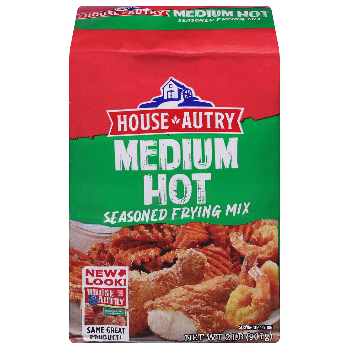 slide 11 of 14, House-Autry Seasoned Medium Hot Frying Mix 2 lb, 2 lb