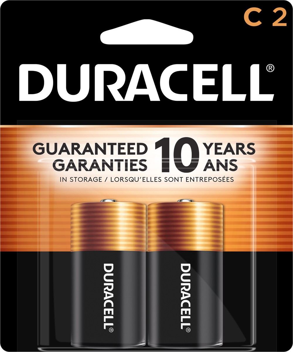 slide 3 of 4, Duracell Coppertop C Alkaline Batteries 2 count Primary Major Cells, 2 ct