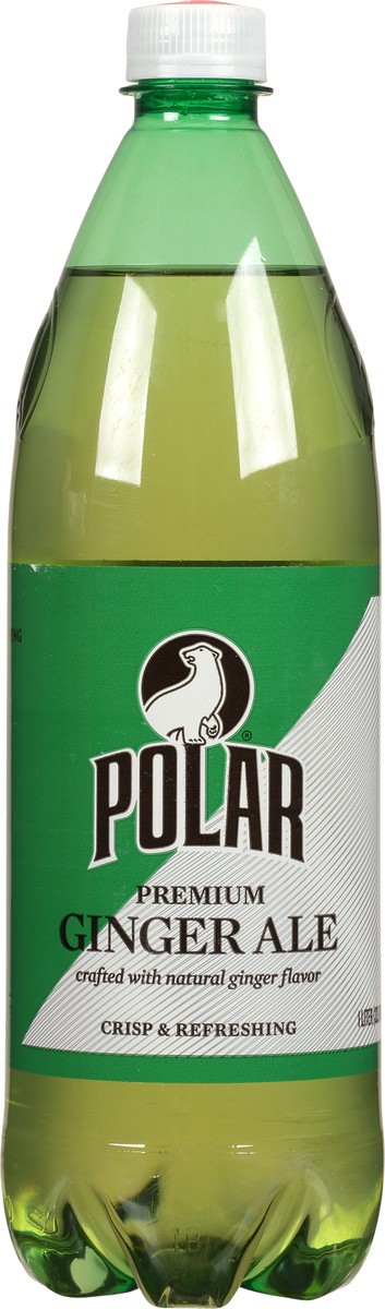 slide 1 of 12, Polar Premium Ginger Ale Soda - 33.8 fl oz, 1 liter
