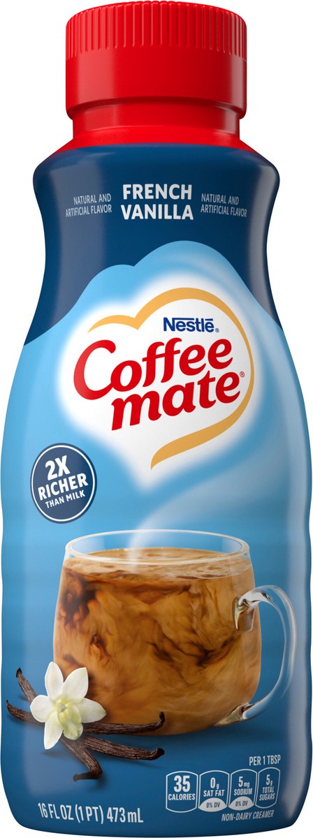 slide 5 of 7, Coffee-Mate Nestle Coffee Mate French Vanilla Liquid Coffee Creamer 16 fl oz., 16 fl oz