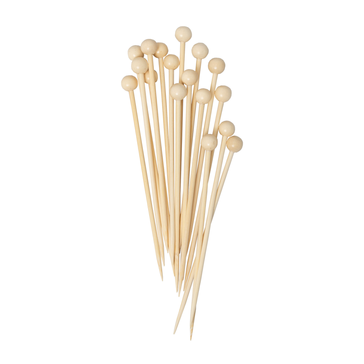 slide 8 of 13, Viovia Bamboo Ball Picks, 100 ct