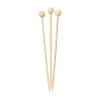 slide 6 of 13, Viovia Bamboo Ball Picks, 100 ct